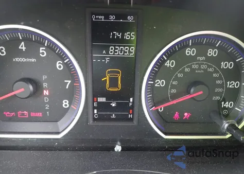 2009 Honda Cr-V Ex-L из США, поврежденный, VIN 5J6RE38779L020876